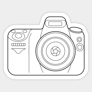 Line Photography Icon Sticker